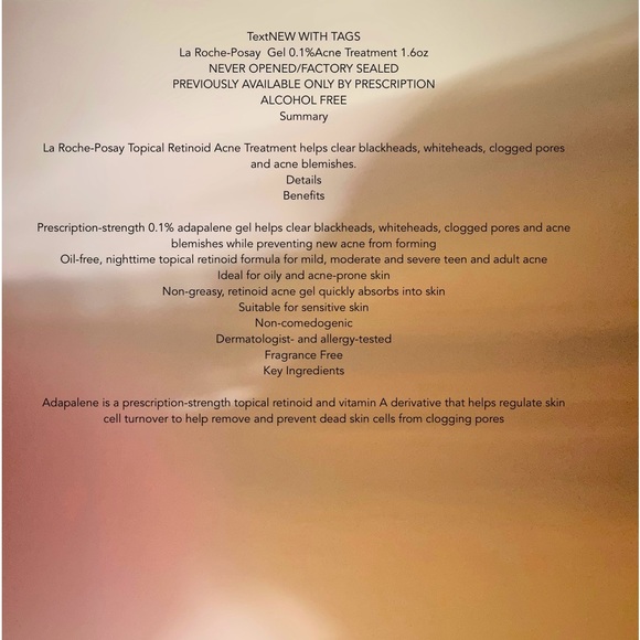 NWT La Roche-Posay 1.6oz never opened - Picture 4 of 4